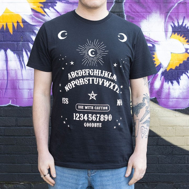 Black Talking Board Unisex T-shirt Size XXL