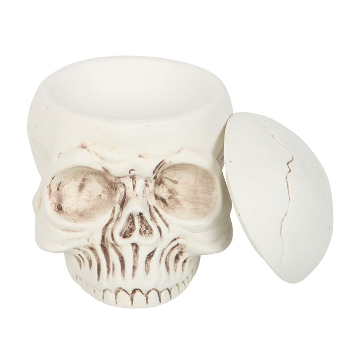Weathered Skull Oil Burner and Wax Warmer