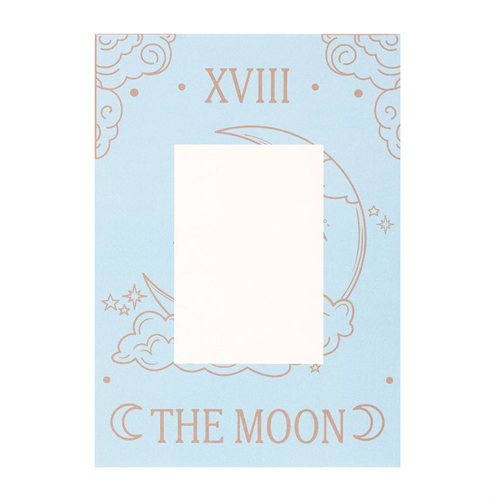 The Moon Vintage Tarot Necklace on Greeting Card