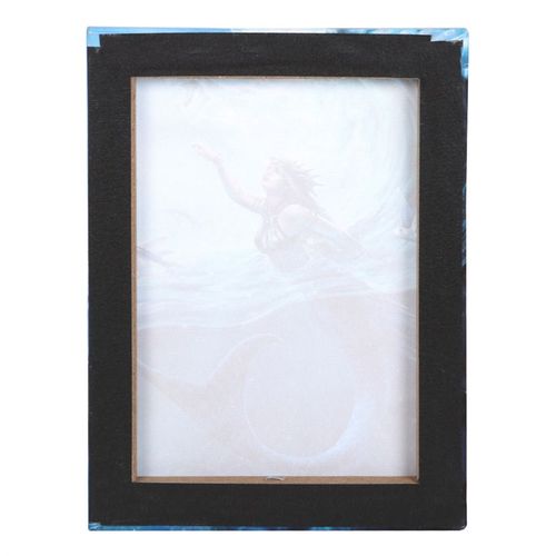 19x25cm Water Element Sorceress Canvas Plaque by Anne Stokes