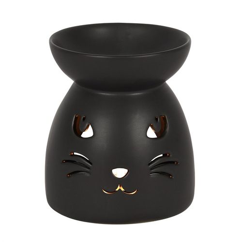 Black Cat Cut Out Oil Burner and Wax Warmer